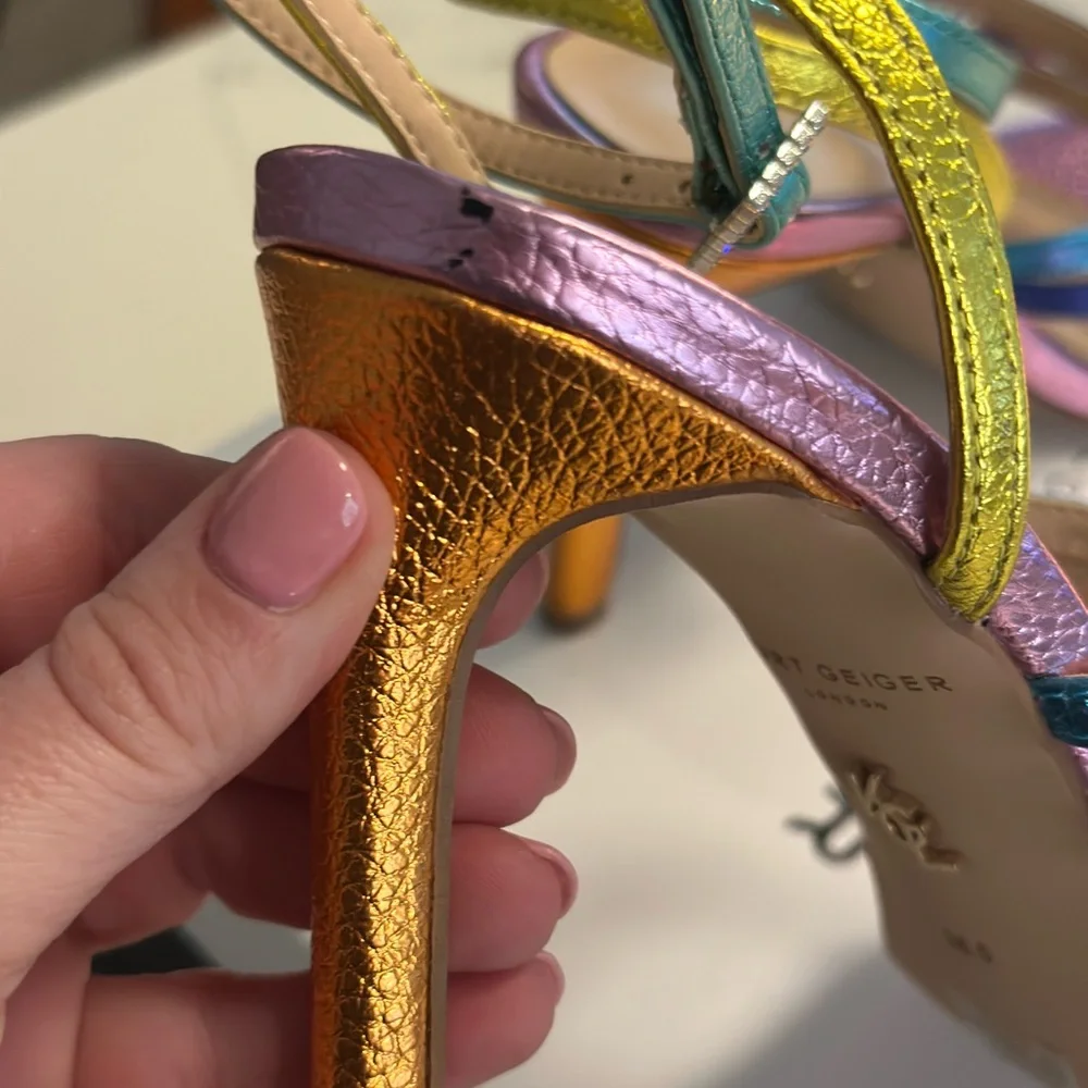 Kurk Geiger Rainbow Heels Size 6.5 - Picture 7 of 8